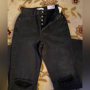 PacSun Dad Jean, Black, Size 24